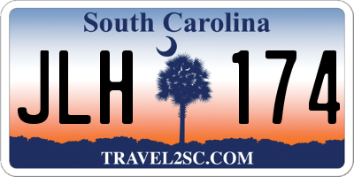 SC license plate JLH174