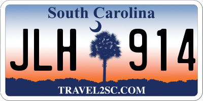 SC license plate JLH914