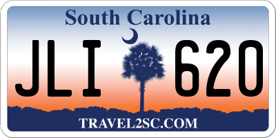 SC license plate JLI620