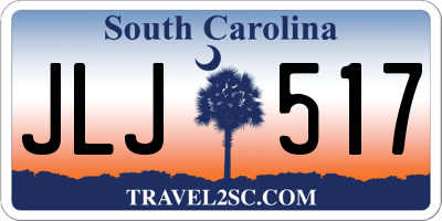 SC license plate JLJ517