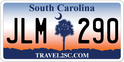 SC license plate JLM290