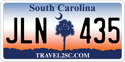 SC license plate JLN435