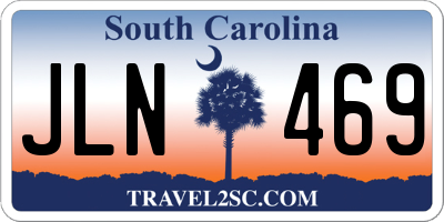 SC license plate JLN469
