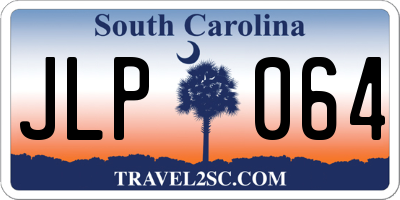 SC license plate JLP064