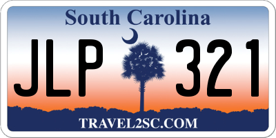 SC license plate JLP321