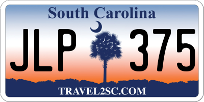 SC license plate JLP375