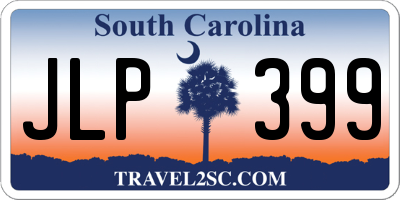 SC license plate JLP399