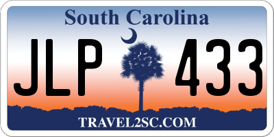 SC license plate JLP433