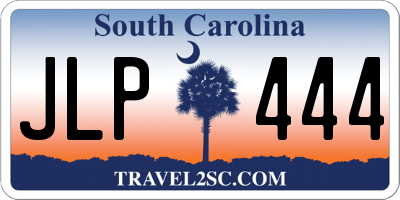 SC license plate JLP444