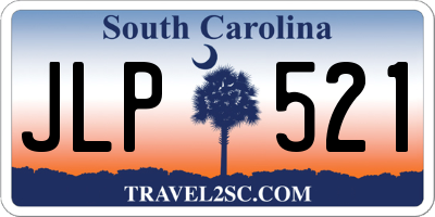 SC license plate JLP521