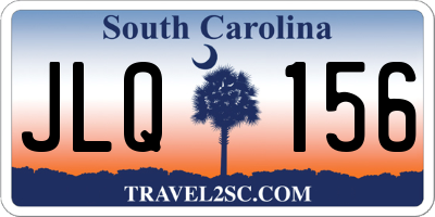 SC license plate JLQ156