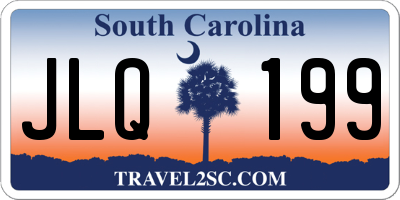 SC license plate JLQ199