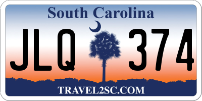 SC license plate JLQ374