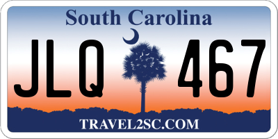 SC license plate JLQ467