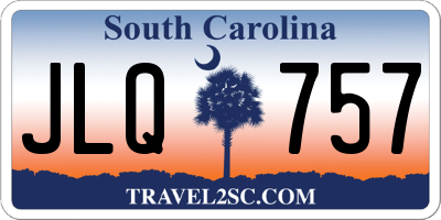 SC license plate JLQ757