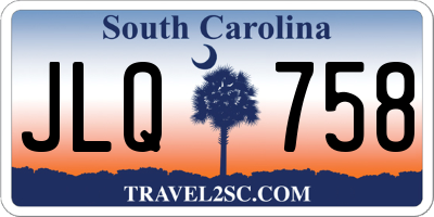 SC license plate JLQ758