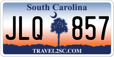 SC license plate JLQ857