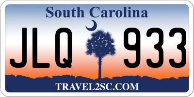 SC license plate JLQ933