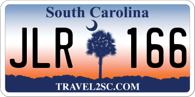 SC license plate JLR166