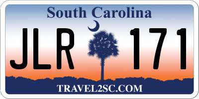 SC license plate JLR171