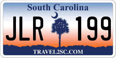 SC license plate JLR199