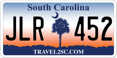 SC license plate JLR452