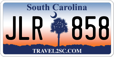 SC license plate JLR858