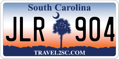 SC license plate JLR904
