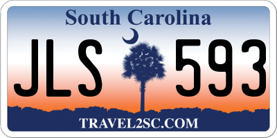 SC license plate JLS593
