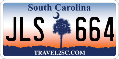 SC license plate JLS664
