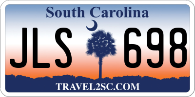 SC license plate JLS698