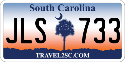 SC license plate JLS733