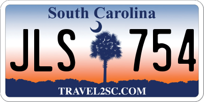SC license plate JLS754