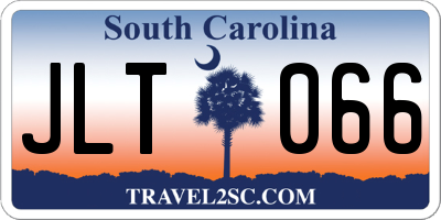 SC license plate JLT066