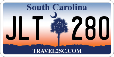 SC license plate JLT280