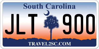 SC license plate JLT900