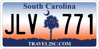 SC license plate JLV771