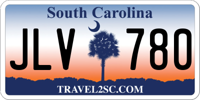SC license plate JLV780