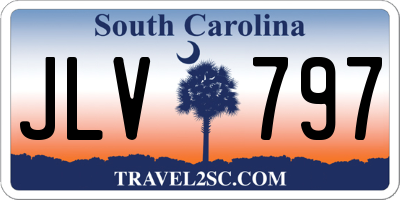 SC license plate JLV797
