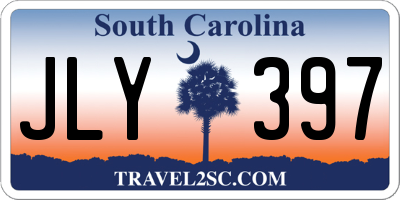 SC license plate JLY397