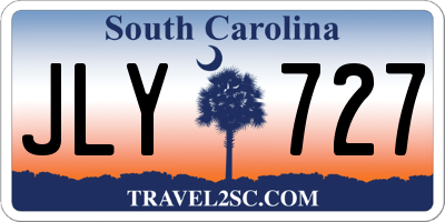 SC license plate JLY727