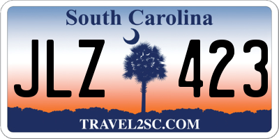 SC license plate JLZ423