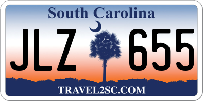 SC license plate JLZ655