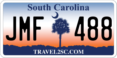 SC license plate JMF488