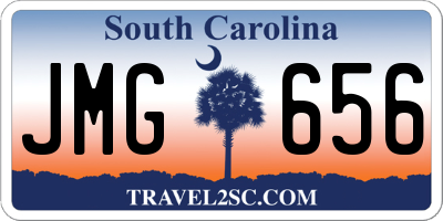 SC license plate JMG656