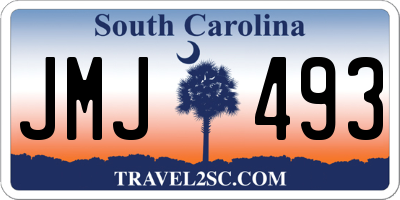 SC license plate JMJ493