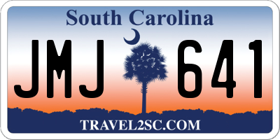 SC license plate JMJ641