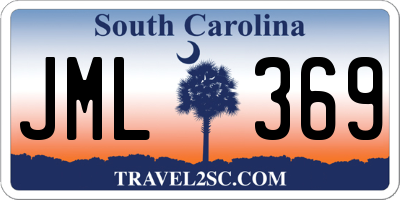 SC license plate JML369