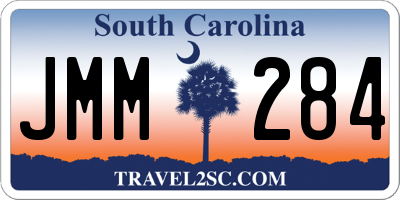 SC license plate JMM284
