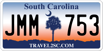 SC license plate JMM753